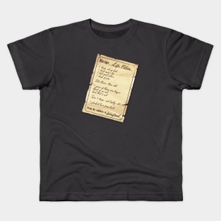 Life Potion Recipe Kids T-Shirt